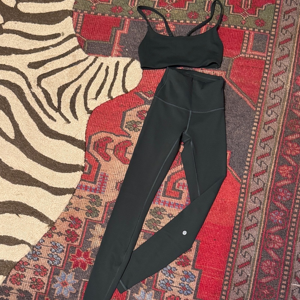 lululemon athletica evergreen Sports Bra and Leggings Set